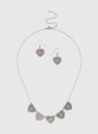 Dorothy Perkins Silver Filigree Heart Jewellery Pack