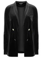 Dorothy Perkins *tall Black Velvet Suit Jacket