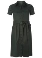 Dorothy Perkins Khaki Cotton Poplin Shirt Dress