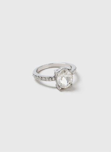 Dorothy Perkins Silver Engagement Ring