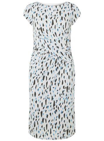 Dorothy Perkins *lily & Franc Grey Brush Stroke Shift Dress