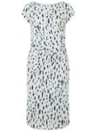 Dorothy Perkins *lily & Franc Grey Brush Stroke Shift Dress