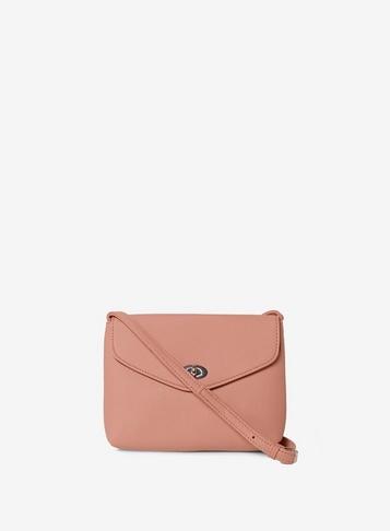 Dorothy Perkins Blush Twistlock Cross Body Bag