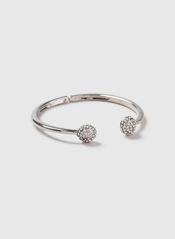 Dorothy Perkins Silver Finish Open Bangle