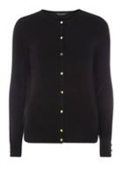 Dorothy Perkins *tall Black Cotton Knitted Cardigan