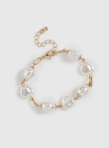 Dorothy Perkins Pearl Effect Chain Bracelet