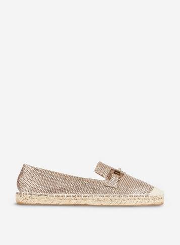 Dorothy Perkins Gold Capri Espadrilles