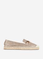 Dorothy Perkins Gold Capri Espadrilles
