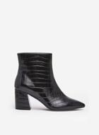 Dorothy Perkins Wide Fit Black Anica Ankle Boots