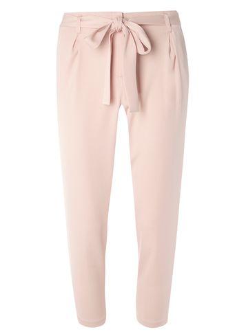 Dorothy Perkins Petite Blush Satin Tie Trousers