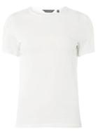 Dorothy Perkins Ivory Cut Out Sleeve T-shirt
