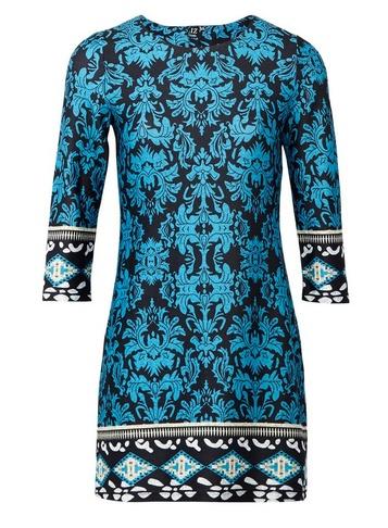 *izabel London Multi Coloured Wallpaper Print Shift Dress