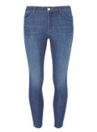 Dorothy Perkins Petite Mid Wash 'bailey' High Waisted Jeans