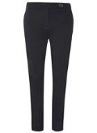 Dorothy Perkins *tall Navy Cotton Sateen Trousers