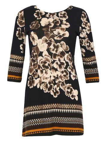 Dorothy Perkins *izabel London Navy Floral Shift Dress