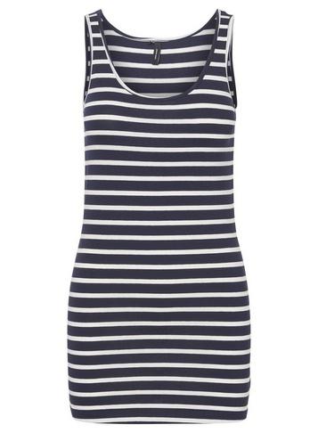 *vero Moda Navy Stripe Print Camisole Dress