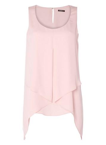 *roman Originals Light Pink Chiffon Top