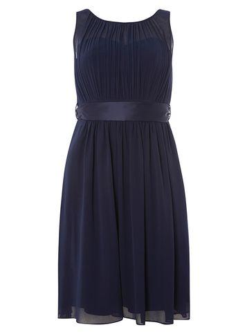 Dorothy Perkins *showcase Navy Beth Prom Dress