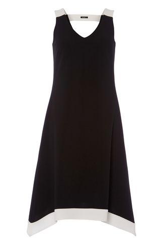 Dorothy Perkins *roman Originals Black Colour Block Dress