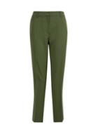 Dorothy Perkins Forest Green Ankle Grazer Trousers