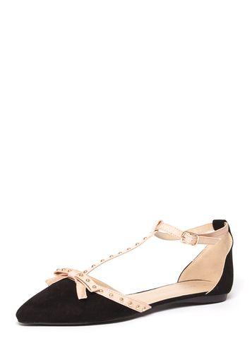 Dorothy Perkins Black 'honour' Stud T-bar Pumps