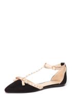 Dorothy Perkins Black 'honour' Stud T-bar Pumps