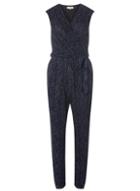 Dorothy Perkins *billie & Blossom Petite Navy V-neck Jumpsuit