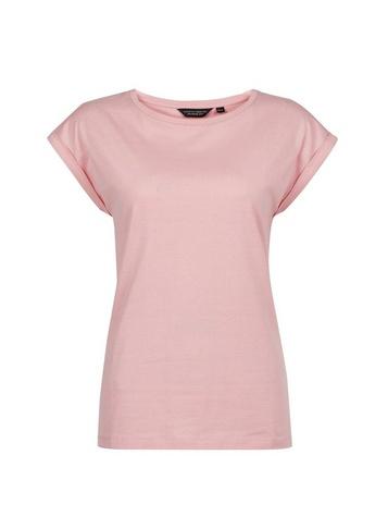 Dorothy Perkins Blush Organic Roll Sleeve T-shirt