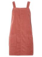 Dorothy Perkins Pink Cord Pinafore Dress