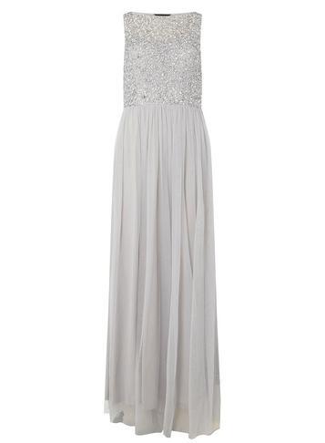 Dorothy Perkins *showcase Harper Grey Sequin Maxi Dress