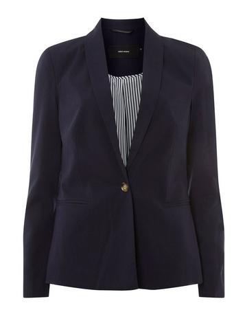 Dorothy Perkins *vero Moda Navy Button Blazer