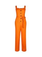 Dorothy Perkins Yellow Linen Mix Jumpsuit