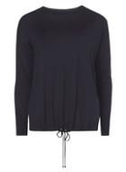 Dorothy Perkins Navy Drawstring Hem Jumper