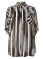 Dorothy Perkins Dp Curve Blush Stripe Longline Shirt