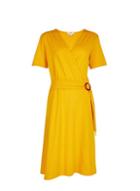 Dorothy Perkins *tall Yellow Buckle Dress
