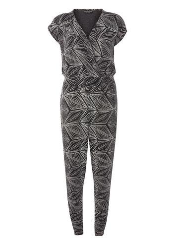 Dorothy Perkins Silver Glitter Jumpsuit
