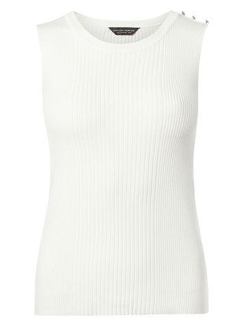 Dorothy Perkins Ivory Button Shoulder Shell Top
