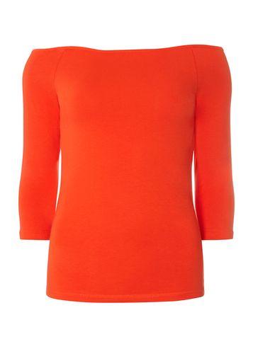 Dorothy Perkins Red Bardot Top