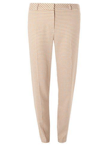 Dorothy Perkins *tall Stone Dogstooth Trousers