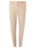 Dorothy Perkins *tall Stone Dogstooth Trousers
