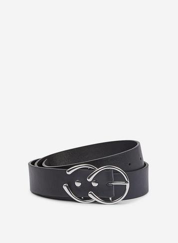 Dorothy Perkins Black Double Buckle Belt