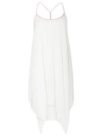 Dorothy Perkins White Hanky Hem Beach Dress