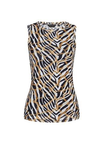 Dorothy Perkins Multi Colour Zebra Print Mesh Vest