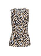 Dorothy Perkins Multi Colour Zebra Print Mesh Vest