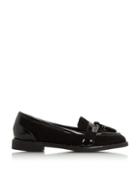 *head Over Heels By Dune Black Gavina Ladies Flat Shoes