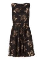 Dorothy Perkins *tenki Black Floral Print Lace Dress