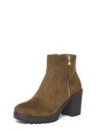 Dorothy Perkins Green 'minny' Chunky Ankle Boots