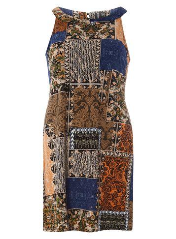 Dorothy Perkins *izabel London Multi Orange Shift Dress