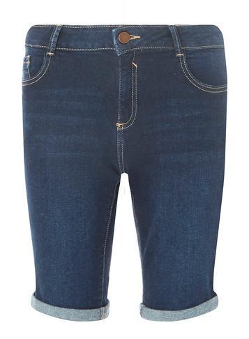 Dorothy Perkins Indigo Authentic Knee Shorts