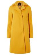 Dorothy Perkins Ochre Popper Swing Coat